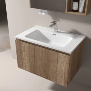 KQ-S2180 瓷盆不鏽鋼浴櫃組/寬80CM