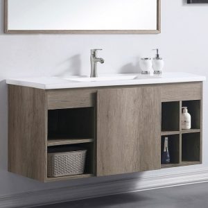 KQ-S2712 瓷盆不鏽鋼浴櫃組/寬120CM