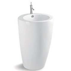 YT-201 圓型立柱面盆/直徑50公分