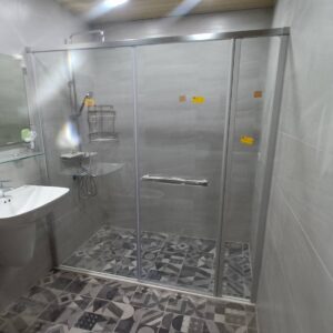 HU-300C 簡框單開門+二固淋浴門