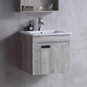 KQ-P0450 瓷盆PVC防水浴櫃組/寬50CM