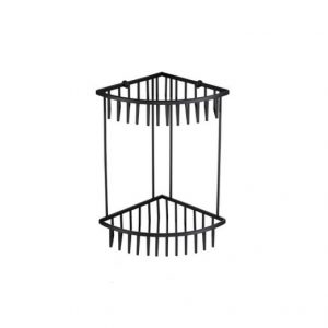 KQ-S8823 不鏽鋼雙層轉角架-霧黑