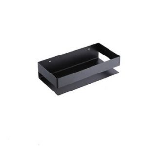 KQ-S6003 不鏽鋼衛生紙架/方型架-霧黑