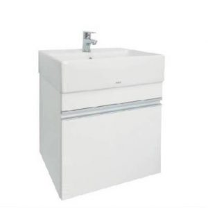 TOTO LW710CGUR 瓷盆PVC防水浴櫃組/寬50公分