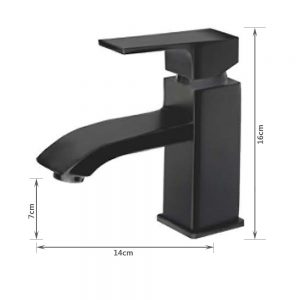 TD-48MB 面盆龍頭-霧黑