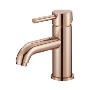 TD-01ROSE 竹圓單孔面盆龍頭 - 玫瑰金