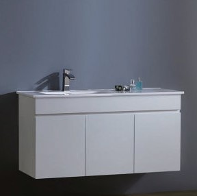 卡尼斯AR-9100-120EL - 瓷盆PVC防水浴櫃組/寬120公分