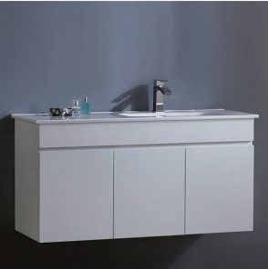 卡尼斯AR-9100-120ER - 瓷盆PVC防水浴櫃組/寬120公分