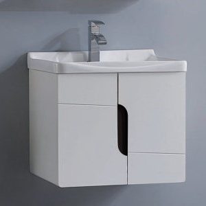 卡尼斯/KARNS AR-290-60 - 瓷盆PVC防水浴櫃組/寬60公分