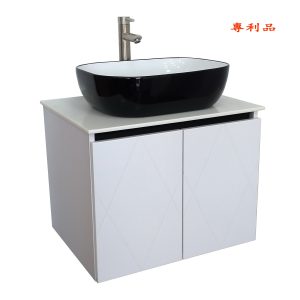 LB7030H-LB78104BW 瓷盆PVC防水浴櫃組/寬65公分