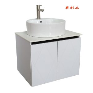 LB7030H-LB7026 瓷盆PVC防水浴櫃組/寬65公分