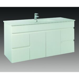 LB9120ED 瓷盆PVC防水浴櫃組/寬120公分