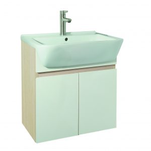 LB6001BO/BW 瓷盆PVC防水浴櫃組/寬61公分