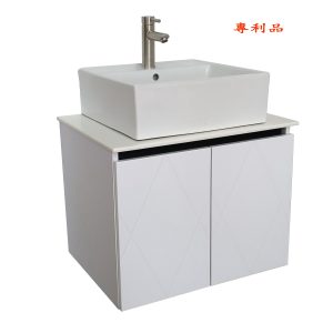 LB7030H-LB7063 瓷盆PVC防水浴櫃組/寬65公分