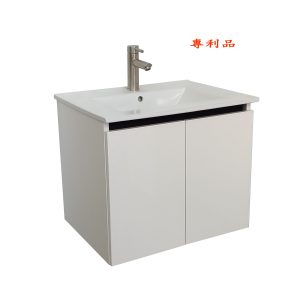 LB9060EH-W 瓷盆PVC防水浴櫃組/寬60公分