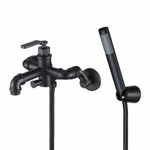 黑色淋浴龍頭