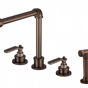 A-8743-4 ORB 廚房龍頭 (附噴槍)