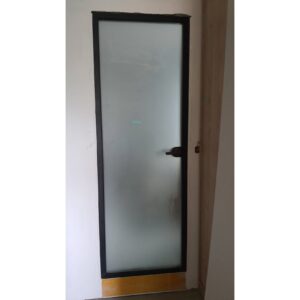 HU-B300S 簡約浴室門(黑框)