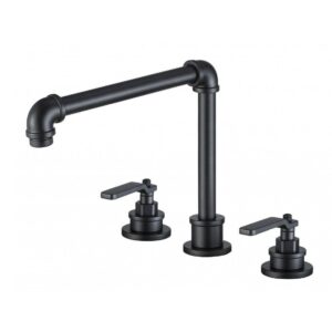 A-8742-3-MB浴缸三件式龍頭-黑