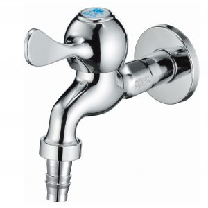 CW-311 軟管接頭一字把手陶瓷長栓/單出水