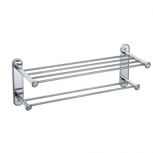 D-2618 不鏽鋼雙層放衣架/寬60公分