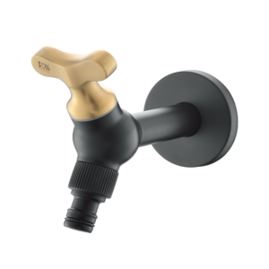 D-377 316不鏽鋼長栓/單出水/黑玫瑰金