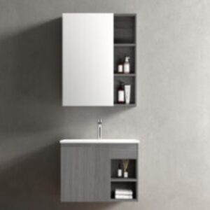 KQ-P0964/9660 瓷盆發泡板浴櫃組/寬60CM