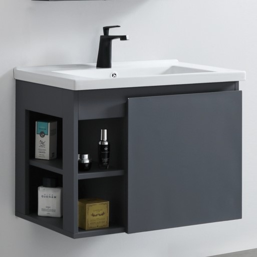 KQ-S3271 瓷盆不鏽鋼浴櫃組/寬70CM/左開放:圖片 3