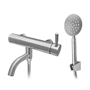 Laister 2171ST 圓形不鏽鋼拉絲沐浴龍頭