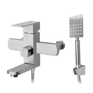 Laister 2178ST 方形不鏽鋼拉絲沐浴龍頭