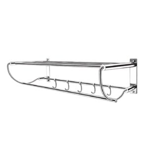 Laister F67 薇娜不鏽鋼雙層衣勾置物架(58.5CM)