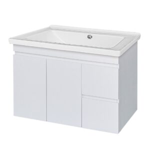 PV5580-K24 亨利木紋面盆置物櫃/寬80CM