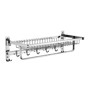 Laister T837 不鏽鋼雙層置衣籃架(58.5CM)