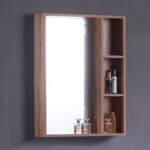 卡尼斯/KARNS D-11-14 PVC防水鏡櫃(木紋)/寬58公分