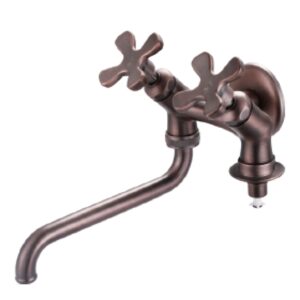 CB-34461 花瓣雙口多功能水栓/古絲色