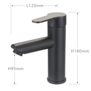 CB-7031B 不鏽鋼面盆(黑)