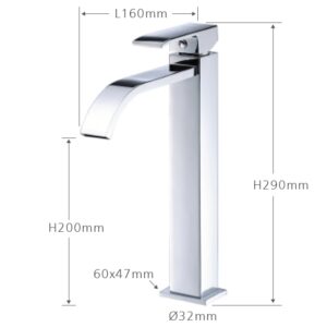 CB-952C 面盆加高單孔龍頭