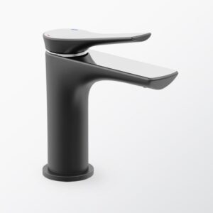 W8181838-TW4 海廷頓-飛揚單把臉盆龍頭-消光黑