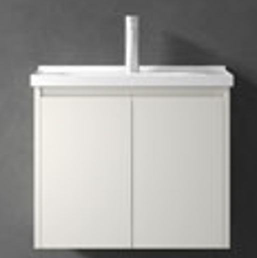 KQ-S2040/6040 瓷盆不鏽鋼浴櫃組/寬60CM