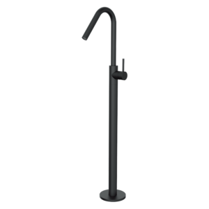 D-2455MB 落地型浴缸龍頭/消光黑