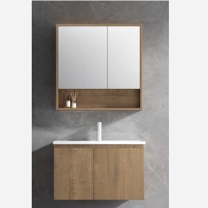 KQ-P0280/9880 瓷盆發泡板浴櫃組/寬80CM