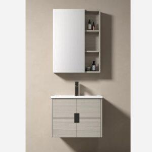 KQ-P0760/9860 瓷盆發泡板浴櫃組/寬60CM