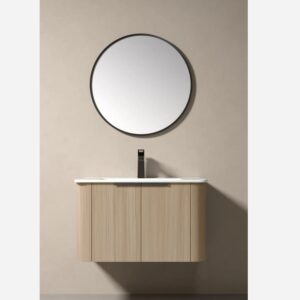 KQ-P1180R/9380 瓷盆發泡板浴櫃組/寬76CM