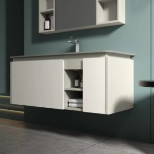 KQ-S3410 瓷盆不鏽鋼浴櫃組/寬100CM