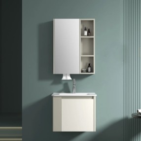 KQ-S3461/9460 瓷盆不鏽鋼浴櫃組/寬60CM/左開放