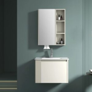 KQ-S3471 瓷盆不鏽鋼浴櫃組/寬70CM/左開放