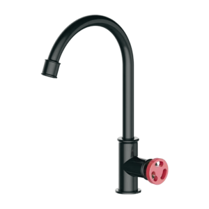 D-1202MBR 工業風廚房龍頭/單出水/消光黑