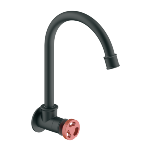 D-1203MBR 工業風廚房龍頭/單出水/消光黑