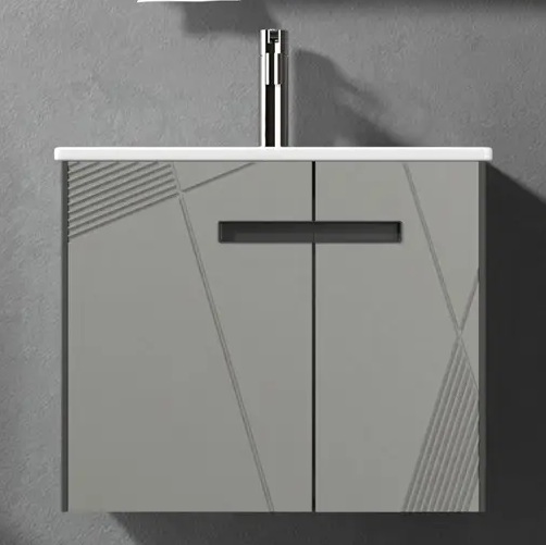 KQ-P60/9860 瓷盆發泡板浴櫃組/寬60CM/附面紙孔:圖片 3